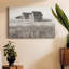 Toile tendue avec toile de grange neutre-556475025