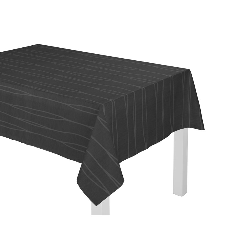Barrentine Tablecloth, Black, 130cm W x 160cm L
