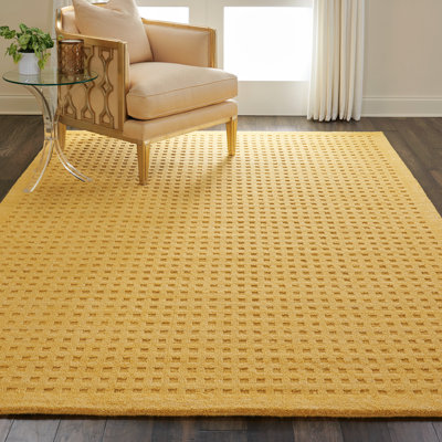 Meshilem Wool Plaid Indoor Rug