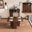 Multifunctional Folding Dining Table With Wall Mounted Sideboard