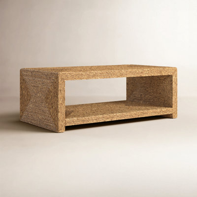 Evana 46" Woven Coffee Table