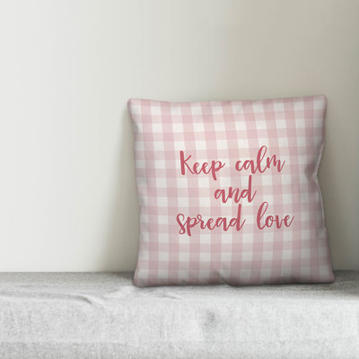 Plaid Throw Pillow