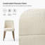 Ensemble de chaises de salle à manger rembourrées l 19,25 po Kanalu-1213393825-1213393830
