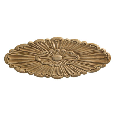 5.19'' H x 12.82'' W x 0.29'' D Wood Onlay Scroll