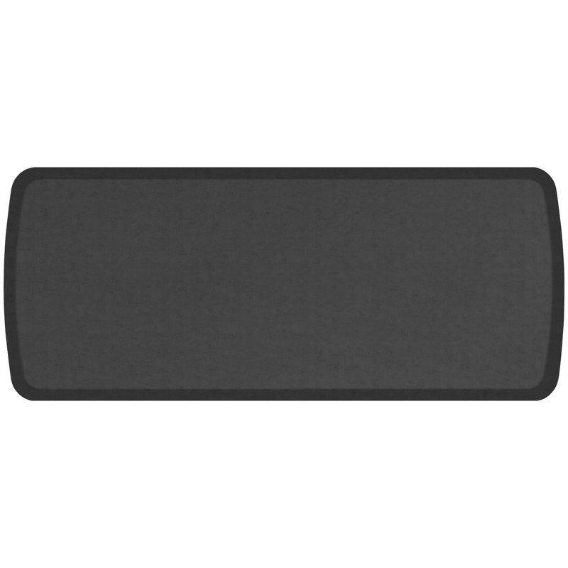 Tapis de cuisine en cuir rétro Elite Premier Comfort, 1 pi 8 po x 4 pi, Ardoise