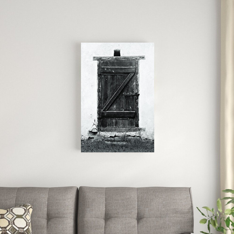 Rustic Barn Door - Photographie sur toile tendue, H 30 po x l 20 po