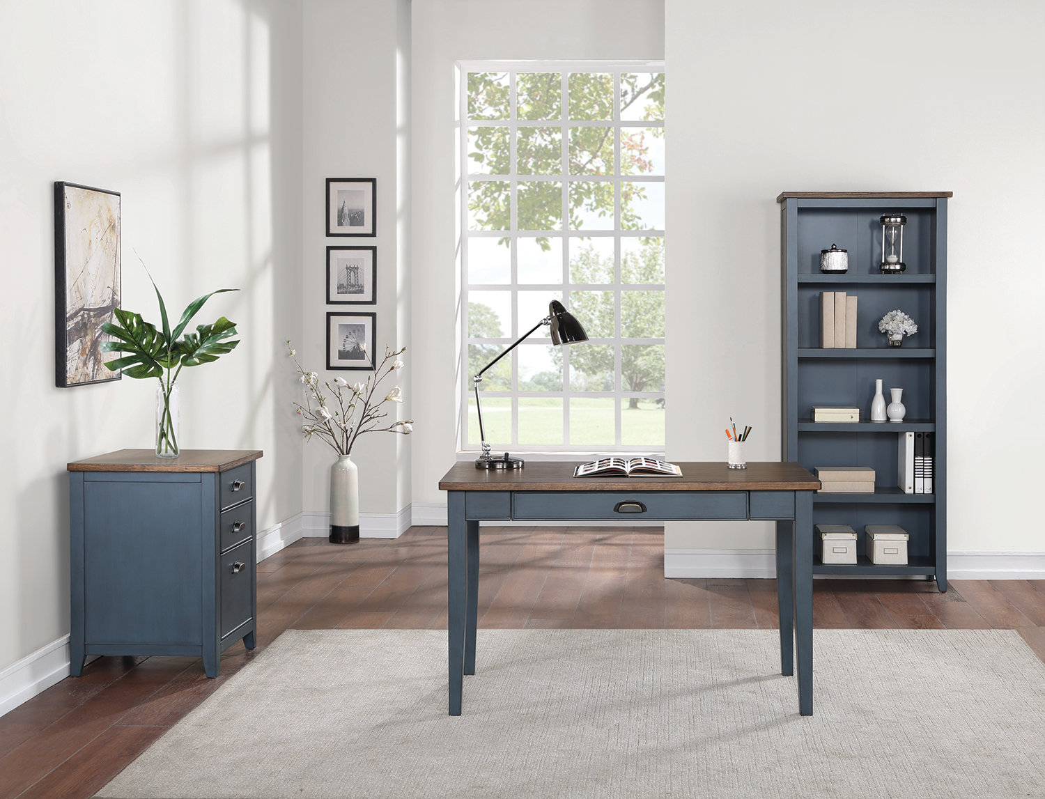 Vivienne Writing Desk, Blue