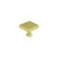 Deltana KBSU3 Solid Brass Square Knob For HD Bolt in Polished Brass