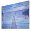 Jetée à l'aube bleue - impression-34273993-34273994