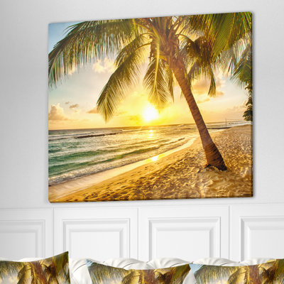 Île tropicale-reproduction de photo sur toile tendue