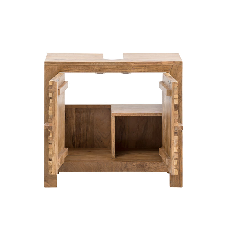 Waller Solid Wood Freestanding Bathroom Storage Cabinet