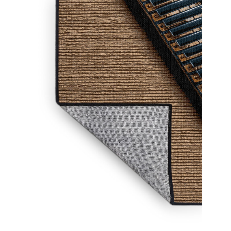  Tapis lavable Harmonica, Rond 4 pi