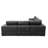 Corduroy 7-piece Living Room Sofa Set-819227981