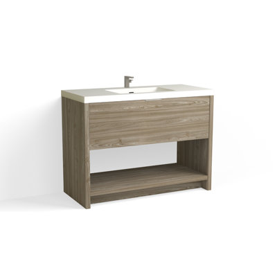 Vista 48" W Freestanding Single Bathroom Vanity