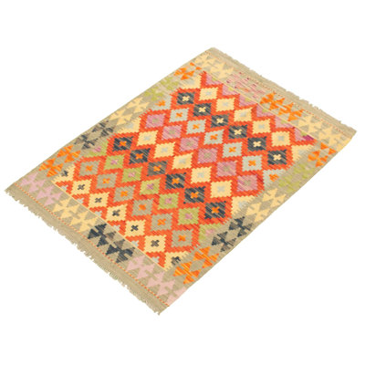 Bonis One-of-a-Kind 3'5" X 4'10" New Age Wool Area Rug in
