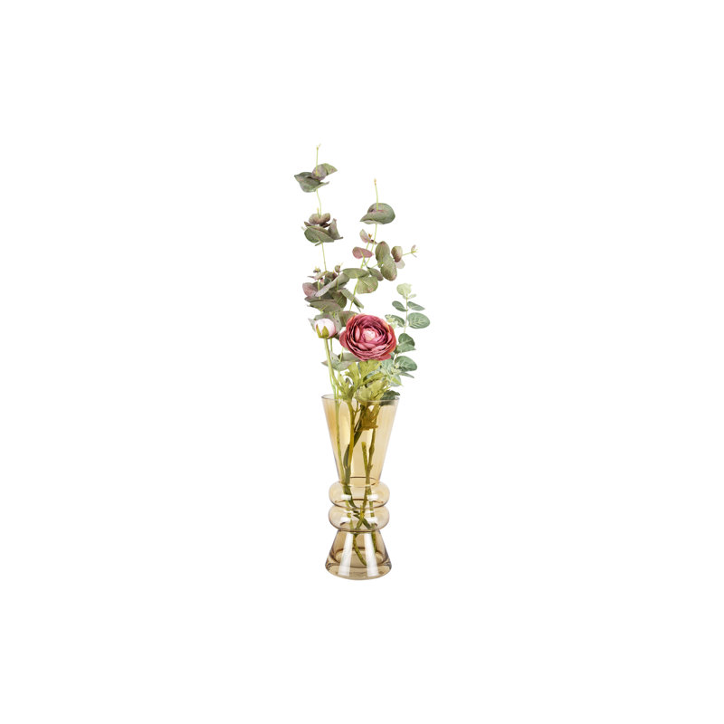 Glass Table Vase, Vanilla Yellow