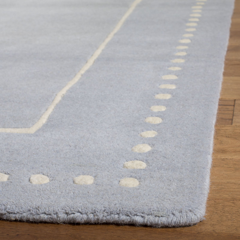 Tapis en laine touffeté à la main Cruz, Rectangle 6 pi x 9 pi