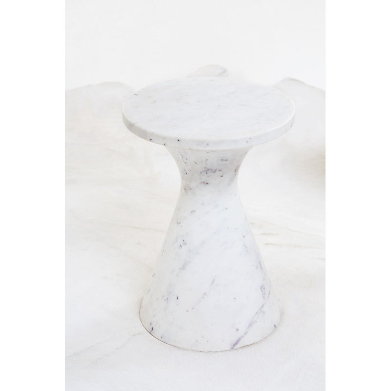 Isabelle Marble Top End Table