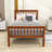 Twin Size Platform Bed with Headboard-455433950