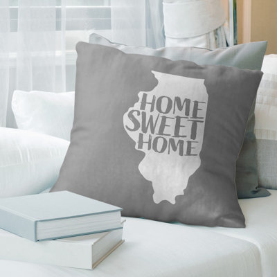 Home Sweet Throw Pillow