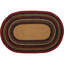 Tapis noir / rouge / brun Peri-2087056531