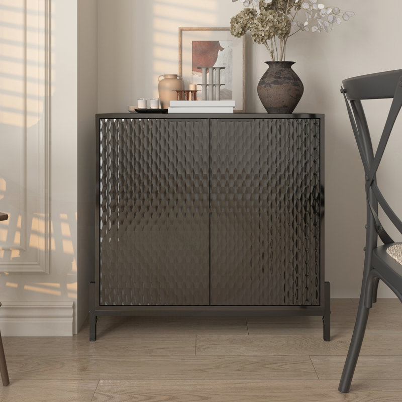 Armoire moderne à 2 portes ultrabrillante avec pieds en métal thermolaqué, élégante et fonctionnelle pour toute pièce