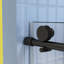 Porte de douche noire matte coulissante - Verre trempé de 5/16 po, 56-60 po x 74 po, excellente finition artisanale, 56 po, 60 po x 74 po, facile d'entretien-118139153