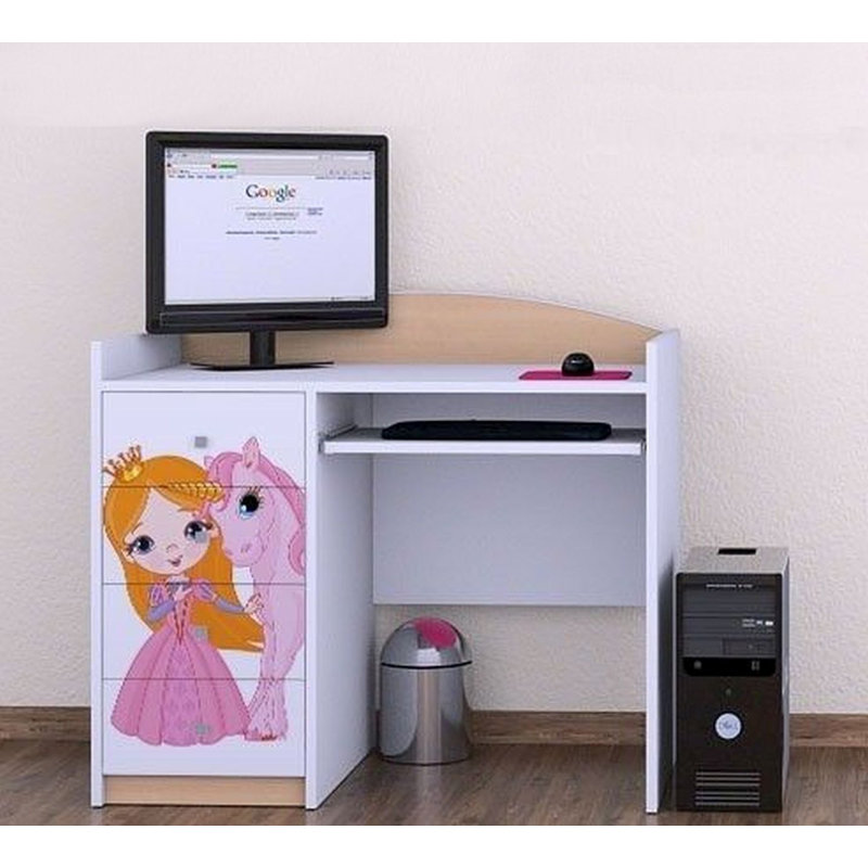 Kerin 100cm Computer Desk, Beige