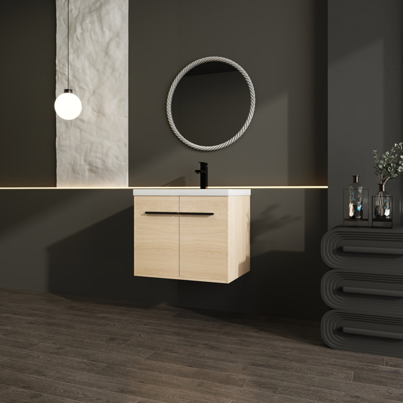 Ensemble de meuble-lavabo en résine Oak