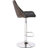 Contemporary Style Bar Stool With Wood Back, 360 Swivel, And Adjustable Height In Weathered Oak American Design Height, Diamond ,