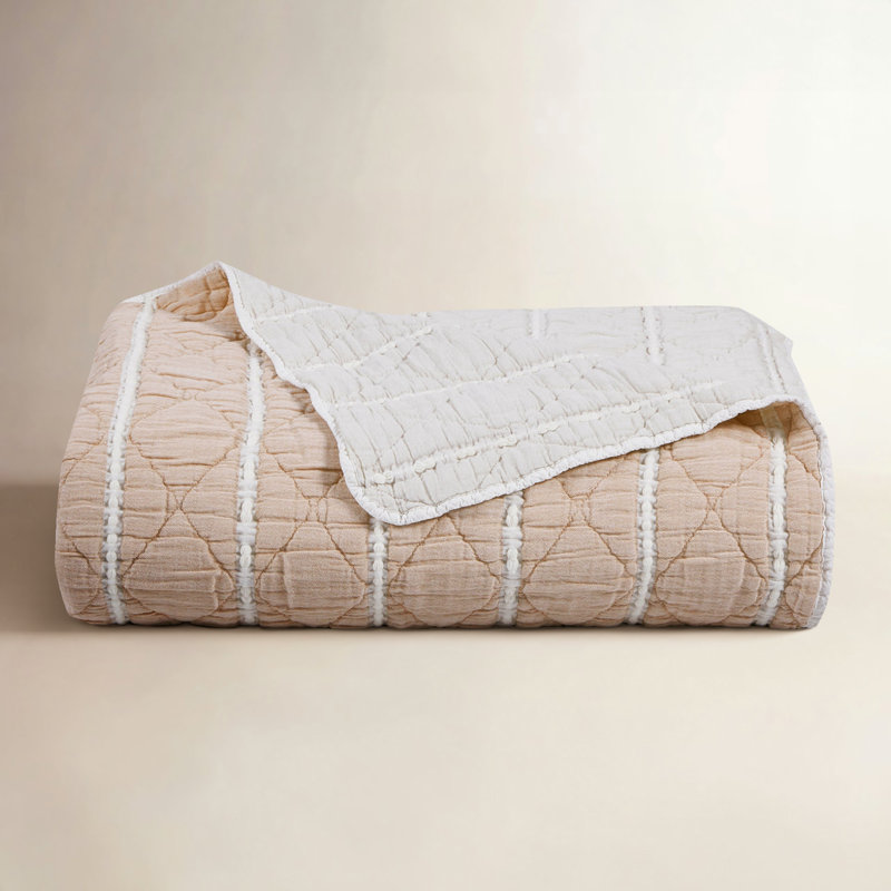 Pacifica Coverlet, Queen Coverlet, Terracotta