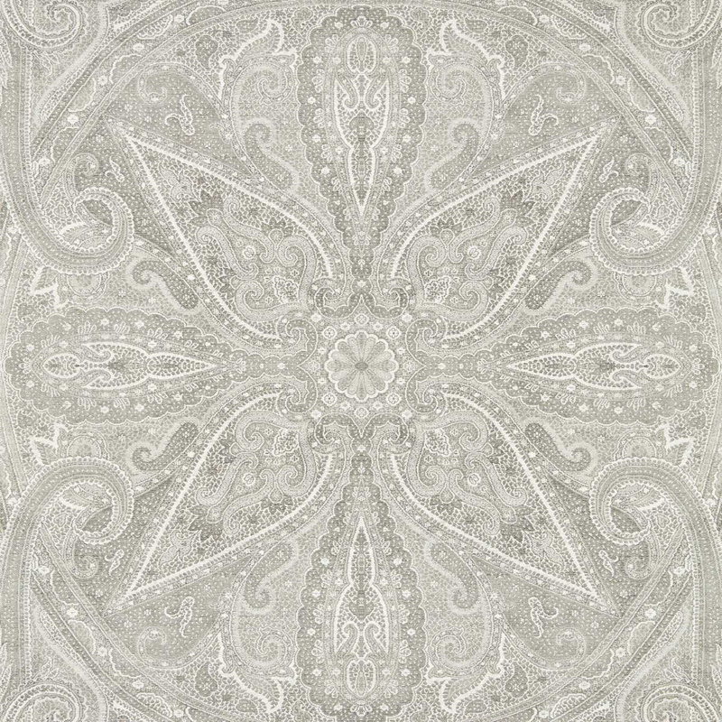 Grand Paisley Wallpaper, Silver
