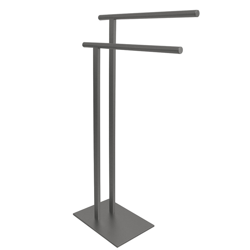Kingston Brass Edenscape Freestanding Dual Towel Rack, Oil Rubbed Bronze
