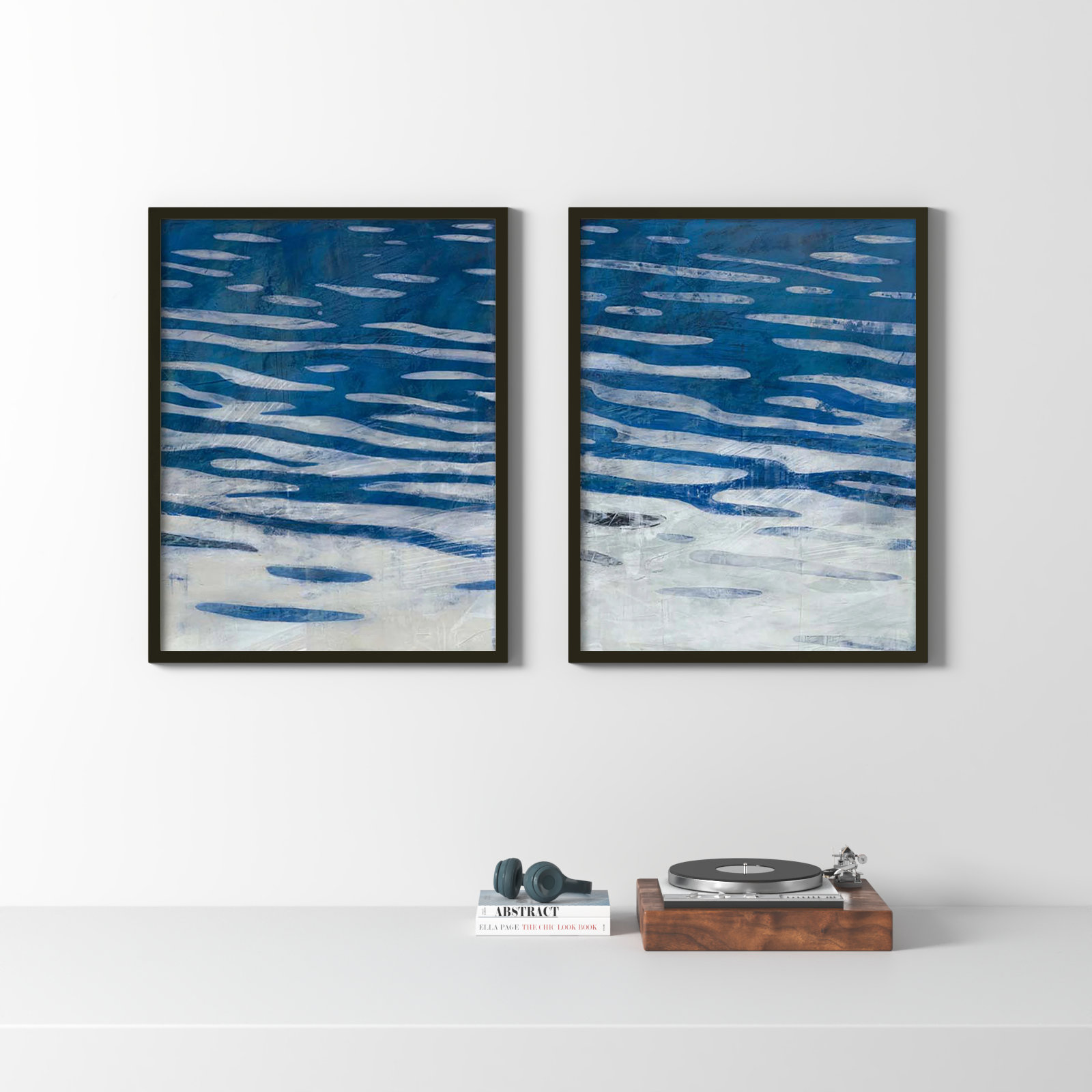 Radley "Oceanview" Print by Ivo Stoyanov, 38" H x 60" W x 1.25" D, Black Framed