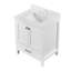 Meuble-lavabo autoportant en bois massif 30 po avec lavabo