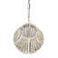 Lustre en perles de bois Julice-45450635