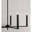  Lustre linéaire moderne à 5 lumières de style bougie-547101397
