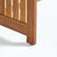 Table basse d'extérieur en bois d'acacia à finition grise-806337913