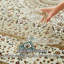 Traditional Sarouk Cashmere-Feel Area Rug & Runner, Non-Slip Washable Living Room Carpet-121775476