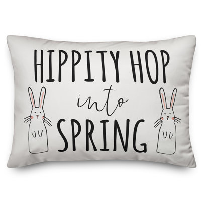  Coussin Hippity Hop Into Spring