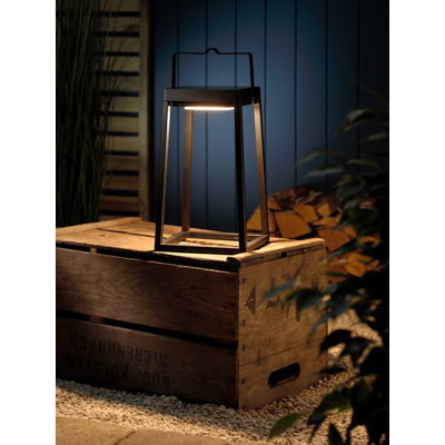 DelRe 32.5cm Solar Powered Integrated LED Outdoor Lantern