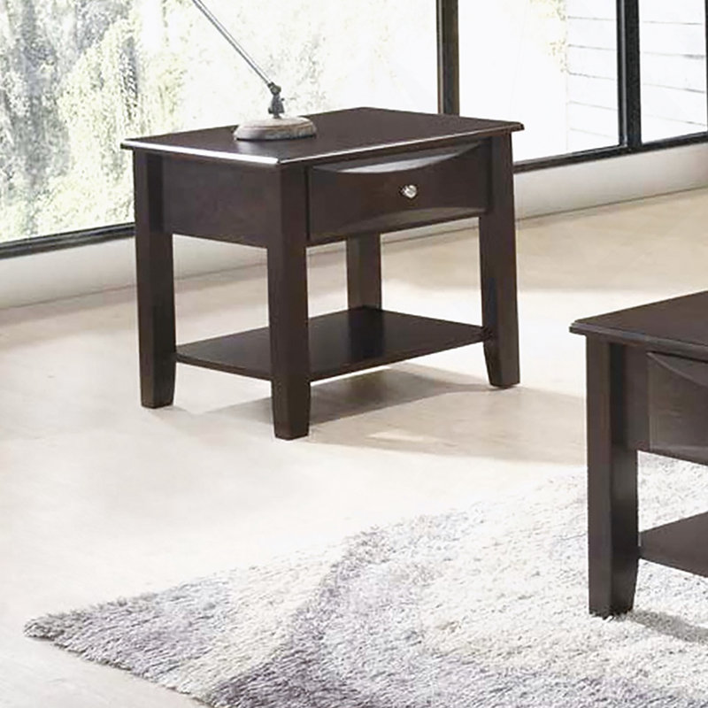 Table de bout simple en bois au look moderne