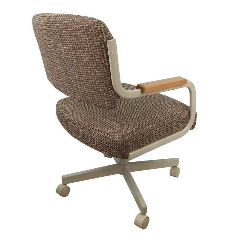 Chaise avec accoudoirs, À carreaux