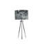 Table Lamp with Metal Base for Bedroom Furniture, Bedside Buffet Lamp with Linen Shade-105251408