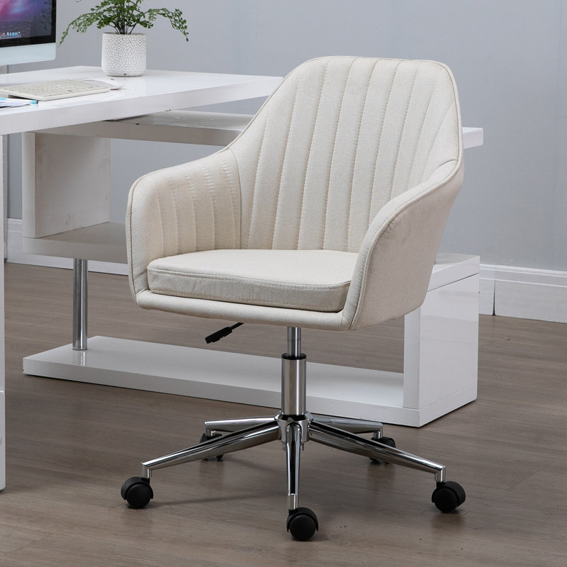 Kaarina Linen Task Chair, Beige