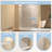 48-inch Chrome Frameless Single Sliding Shower Door-123826436
