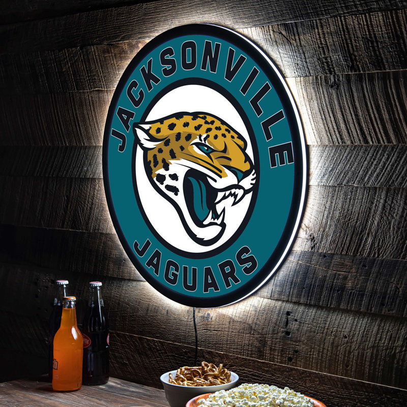 Plaque murale lumineuse NFL, Jaguars de Jacksonville