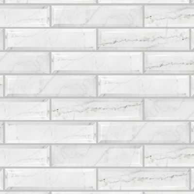 Classico Carrara 3" x 12" Ceramic Subway Tile