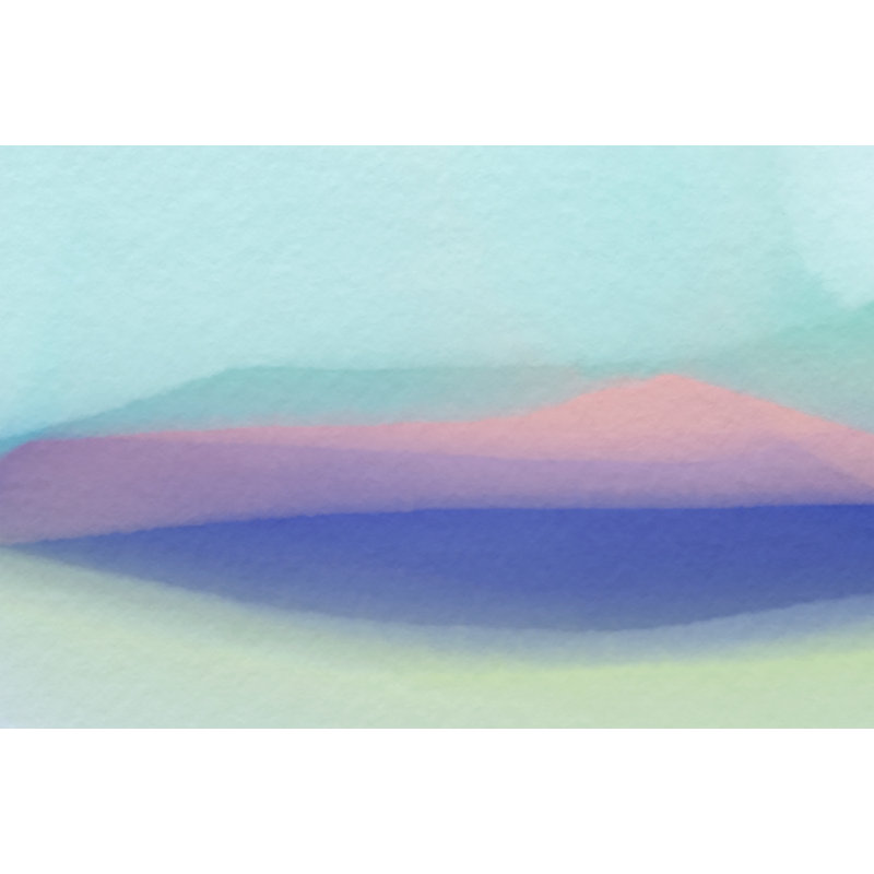 « ondulations », impression sur toile tendue