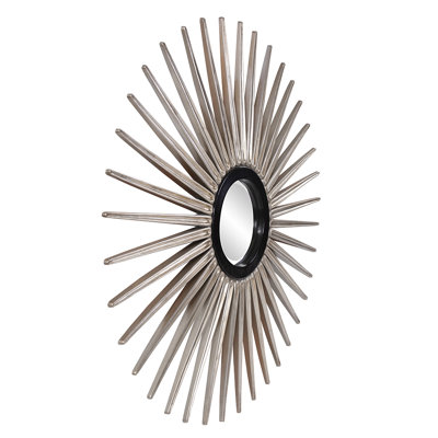 Vassilieva Wood Flat Wall Mirror